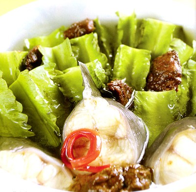Món ăn: Đậu Rồng nấu cá trê