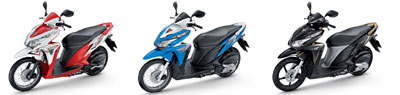 Honda Click 125i Thái với công nghệ tiết kiệm nhiên liệu Idling Stop.