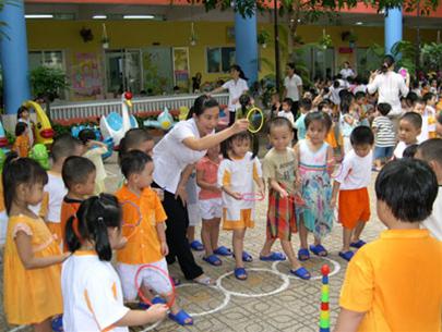 Giáo viên mầm non được bồi dưỡng thường xuyên