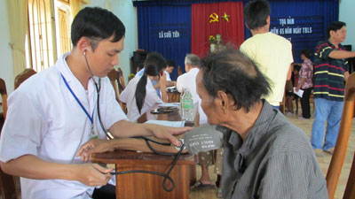 Khám bệnh và tặng quà cho 960 người ở Diên Khánh