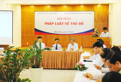 Tổ chức hội thảo pháp luật về Thủ đô