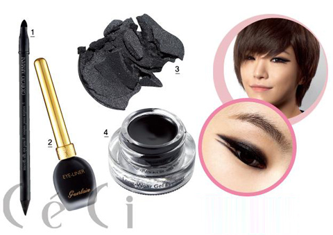 Vẽ mắt đuôi cá ấn tượng cho tiệc cuối tuần