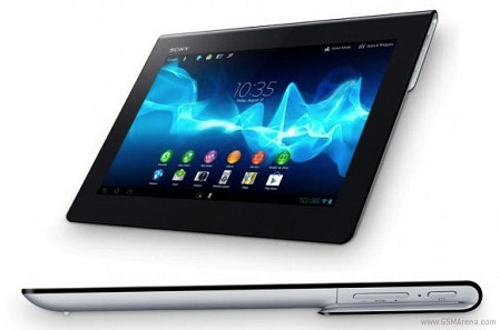 Xperia Tablet thừa hưởng nét thiết kế chung của Tablet S nhưng mỏng hơn nhiều