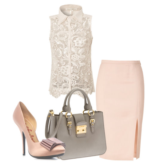 3 phong cách áo ren nơi công sở