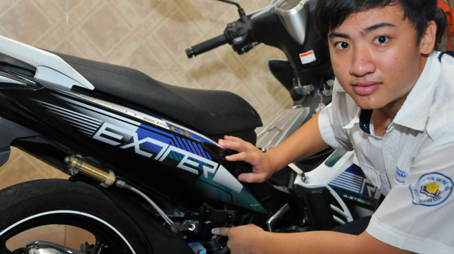 Phuộc nhún chống giật mình