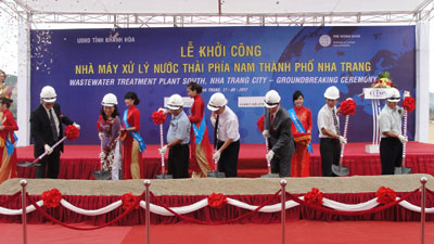 Khởi công dự án Nhà máy xử lý nước thải phía Nam TP. Nha Trang