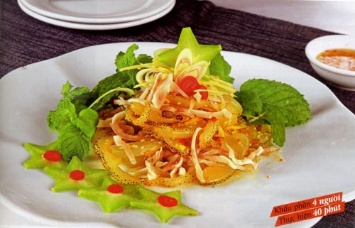 Món ăn: Nộm sứa tai heo