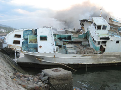 Sẽ cưỡng chế di dời đội tàu cá bị bỏ hoang