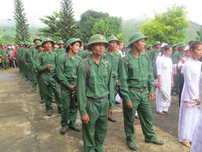 Tưng bừng ngày hội tòng quân