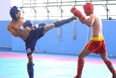 Môn Wushu giờ chỉ còn trong hoài niệm của các vận động viên qua những bài tập đối kháng ở môn võ cổ truyền.