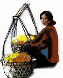 Gánh hàng rong của mẹ