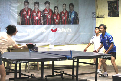 Nơi khơi dậy niềm đam mê bóng bàn
