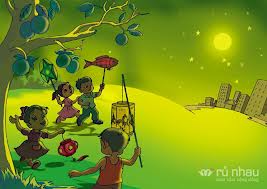 Vầng trăng Trung thu trong ảnh