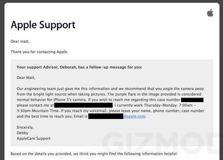 Apple tiếp tục phớt lờ lỗi chụp ảnh trên iPhone 5