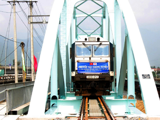 Nâng cấp xong 10 cầu yếu trên tuyến đường sắt Bắc - Nam