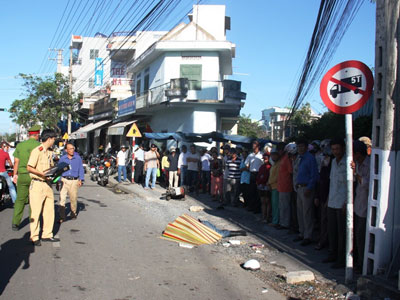 Hiện trường vụ tai nạn