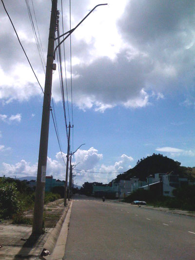 Trụ đèn không bóng