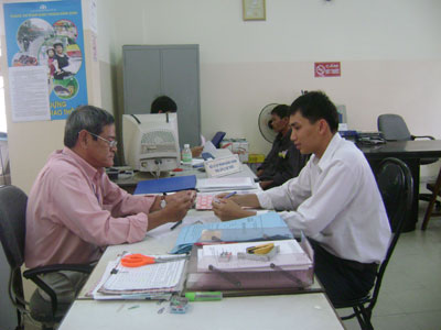 Tạo thuận lợi cho người dân đến liên hệ công tác