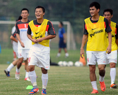 Thành Lương và Công Vinh là hai mũi nhọn tấn công của tuyển Việt Nam ở AFF Cup tới. 