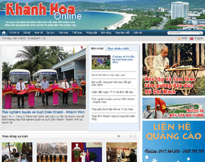 Báo Khánh Hòa điện tử ra mắt phiên bản mới