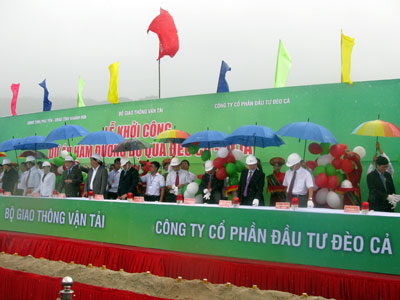 Khởi công xây dựng hầm đường bộ đèo Cả