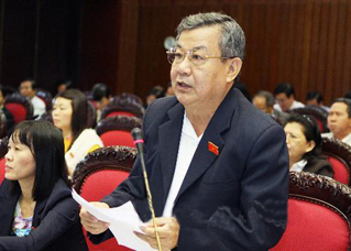 Đại biểu Huỳnh Văn Tiếp ( đoàn TP Cần Thơ) - Ảnh: TTXVN)