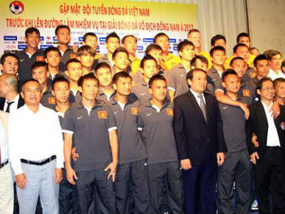 Danh sách đội tuyển Việt Nam tham dự AFF Cup 2012