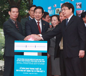 634 điểm truy nhập internet công cộng đi vào hoạt động