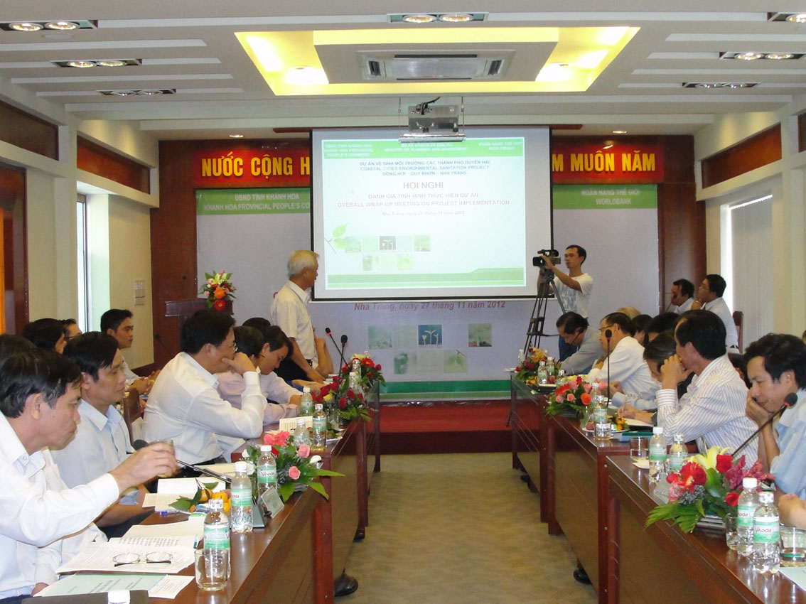 Đẩy nhanh tiến độ để hoàn thành đúng hạn Dự án Cải thiện vệ sinh môi trường TP. Nha Trang