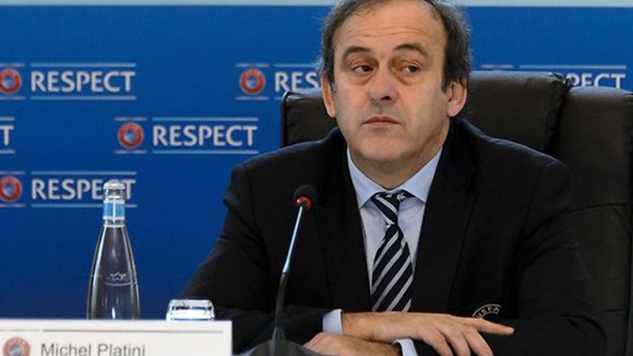 Chủ tịch UEFA Michel Platini.  