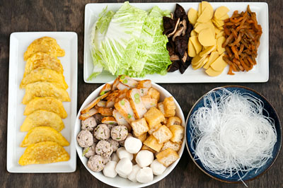 Món ăn: Miến nóng thập cẩm với há cảo trứng thật ngon