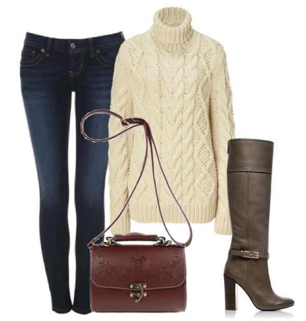 Làm mới áo len cổ lọ theo 4 phong cách