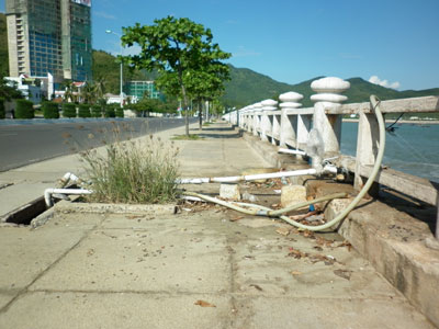 Bẫy trên đường đi bộ