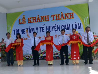 Khánh thành Trung tâm Y tế huyện Cam Lâm