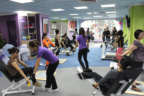 Dễ lây bệnh từ phòng tập thể dục