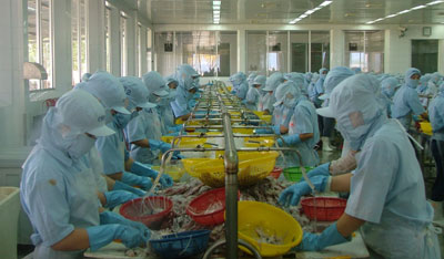 Thủy sản chế biến đang là mặt hàng thế mạnh trong xuất khẩu của Khánh Hòa.