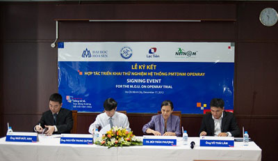Việt Nam chính thức hợp tác triển khai Hệ thống phần mềm tự do nguồn mở Openray