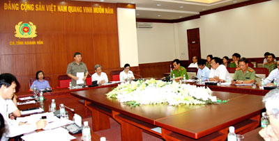 Kiểm tra việc triển khai, thực hiện Chỉ thị số 48 của Bộ Chính trị tại Khánh Hòa