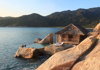 Một góc KNM Six Senses Ninh Van Bay 