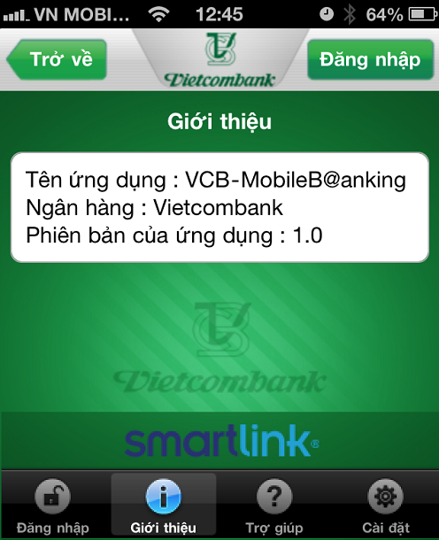 Ngân hàng Vietcombank chính thức cung cấp dịch vụ ngân hàng trên ĐTDĐ