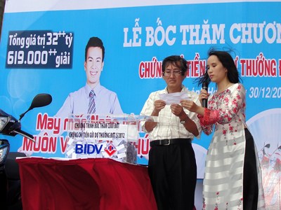 Mở thưởng đợt 5 chương trình khuyến mãi tiền gửi “May mắn ngập tràn -Muôn vàn hạnh phúc”