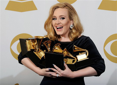 Adele đã giành được nhiều giải thưởng danh giá trong năm qua