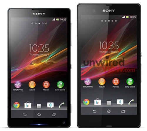 Xperia Z và Xperia ZL hai SIM xuất hiện
