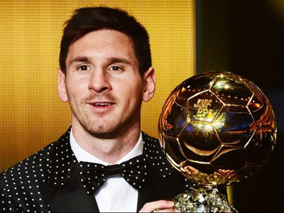 Messi đăng quang Quả bóng vàng FIFA
