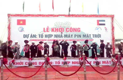 Khởi công dự án pin mặt trời hơn 6 nghìn tỷ đồng