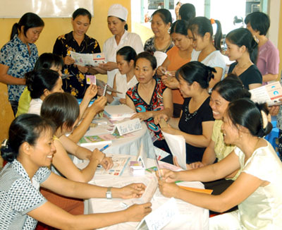 Một buổi tuyên truyền về công tác dân số - Kế hoạch hóa gia đình