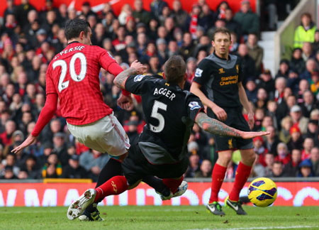 MU nhọc nhằn đánh bại Liverpool tại Old Trafford