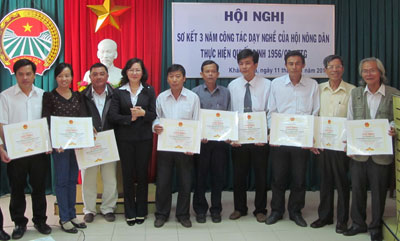 Đào tạo nghề cho hơn 1.300 lao động nông thôn