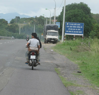 Vi phạm tại Quốc lộ 1A