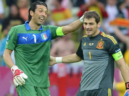 Buffon vượt qua Casillas trở thành thủ môn xuất sắc nhất 25 năm qua